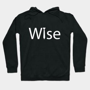 Wise artistic fun design Hoodie